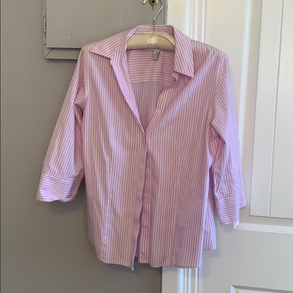 Chico’s, No-Iron, Button Down, Chico’s Size 1 (8)
